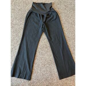 Maternity Dress Pants, Size 10, Gap, Charcoal, Boot Leg, Size 10